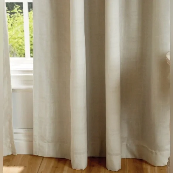 Bedford Woven Plaid 50 X95 Blackout Backtab Panel Pair 50x95” - Picture 4 of 5